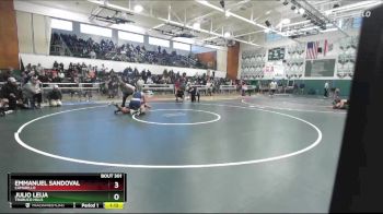 175 lbs Champ. Round 2 - Emmanuel Sandoval, Camarillo vs Julio Leija, Trabuco Hills