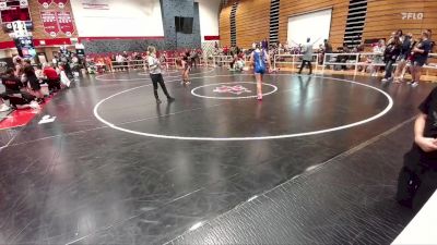 102-112 lbs Semifinal - Mercedes Goodman, Riverton Middle School vs Reagan Hargrave, CY Middle School
