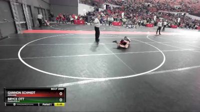 120 lbs Cons. Round 5 - Bryce Ott, Marshfield vs Gannon Schmidt, Brillion