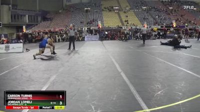 174 lbs Placement (4 Team) - Jordan Lomeli, Oklahoma City vs Carson Turnis, Morningside (Iowa)