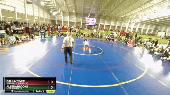 110 lbs Round 2 (3 Team) - Aleena Brooks, Team Wyoming vs Dalila Tover, Warriors Of Christ