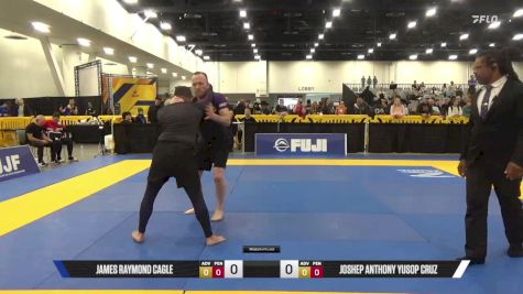 Joshep Anthony Yusop Cruz vs James Raymond Cagle 2025 World IBJJF Jiu-Jitsu No-Gi Championship