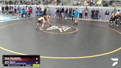 92 lbs Final - Seth Gilila, Bethel Freestyle Wrestling Club vs Dean Baldridge, Mid Valley Wrestling Club