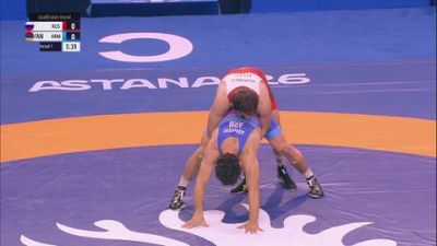 79 kg Qualif. - Ismail Khaniev, Russia vs Hrayr Alikhanyan, Armenia