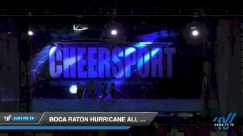 Boca Raton Hurricane All Stars - RAIN [2020 Senior Small 4.2 D2 Day 2] 2020 CHEERSPORT National Cheerleading Championship