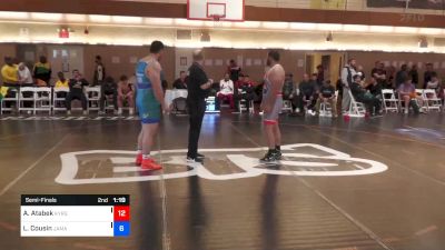 130 kg Semifinal - Sammy Deseriere, Western Colorado Wrestling Club vs Muminjon Rustamovich Abdullaev, Uzbekistan