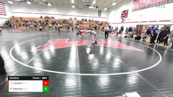 184 lbs Semifinal - Ian Lawson, William Jewell vs Porter Keevers, Indianapolis