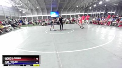 106 lbs Quarters & 1st Wb (16 Team) - Jackie Hutchins, Arkansas vs Kyle Menuez, Colorado