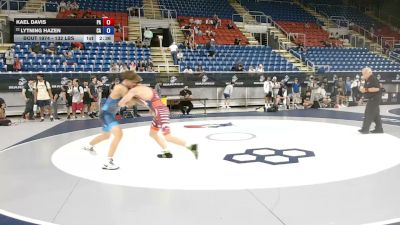 132 lbs Cons. Sub-rd Of 16 - Kael Davis, Pennsylvania vs Lytning Hazen, California