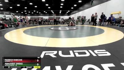 90 lbs 2nd Place Match (8 Team) - Fernando Jimeno, Untouchables vs Maddux Rabczak, Dynasty