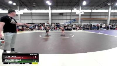 62 A Round 1 - Tyler Zifzal, Mountain Man Wrestling Club vs Gauge Ferdinand, Kuna Klub Wrestling