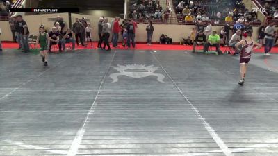 65_B lbs Consi Rd 1 32 #2 - Brentley Maines, Punxsutawney vs Liam Bohna, Brownsville