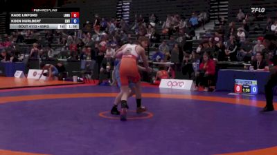 65kg Quarterfinal - Kade Linford, Lethbridge Amateur Wrestling Association vs Koen Hurlbert, Lakehead Wrestling Club