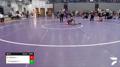 68-74 lbs Cons. Round 3 - Boulder Shepherd, Greentown Wrestling Club vs Oakley Siddons, Farmerville