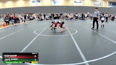 76 lbs Round 3 - Chase Gilbert, POWA vs Kiyan Bassiri, Capital City WC