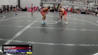 165 lbs Round 6 (8 Team) - Fallon Jackson, Central Pennies Power vs Alariece Bohn, South Side WC