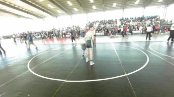 102 lbs Quarterfinal - Samson Heneghan, NM Royalty vs Tate Bodine, Desert Dogs WC