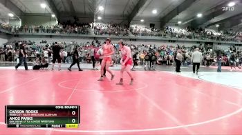 150 lbs Cons. Round 5 - Carson Rooks, Webb City Youth Wrestling Club-AAA vs Amos Parks, Oak Grove Little League Wrestling Club-AAA