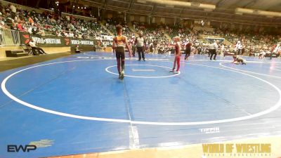 76 lbs Round Of 32 - Turk Hockett, Caney Valley Wrestling vs Kal Thompson, King Select