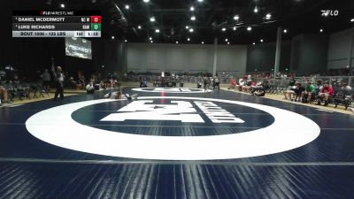 125 lbs Quarterfinal - Daniel McDermott, NC Wrestling Factory vs Luke Richards, Raw