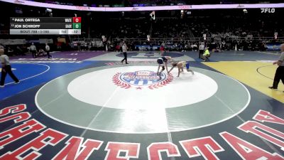 I-165 lbs Cons. Round 4 - Jon Schroff, Sachem East vs Paul Ortega, Watertown