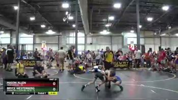 56 lbs Round 5 (6 Team) - Mason Allen, Team Gotcha vs Bryce Westerberg, American Gladiators-Blue