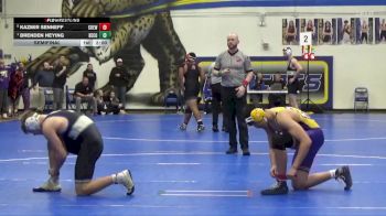 190 lbs Semifinal - Brenden Heying, Benton Community vs Kazmir Senneff, Central DeWitt
