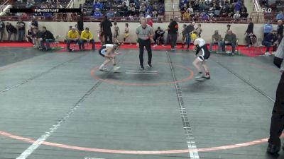 80_B lbs Round Of 32 - Gavin Smith, Titusville vs Trapp Farber, Northwestern Lehigh