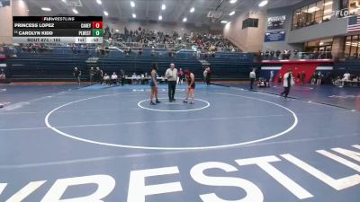 165 lbs Cons. Round 1 - Carolyn Kidd, Plano West vs Princess Lopez, Conroe Caney Creek
