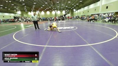 113A Cons. Round 3 - Kole Bauman, Chaparral vs Wyatt Paton, Arkansas City HS