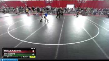 132 lbs Quarterfinal - Breckin Burzynski, Stanley-Boyd Wrestling Club vs Ian Radintz, Crass Trained