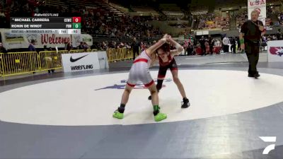 Intermediate Boys - 77 lbs 7th Place Match - Michael Carrera, Central Catholic Wrestling Club vs Ronin De Windt, Project 8 Wrestling