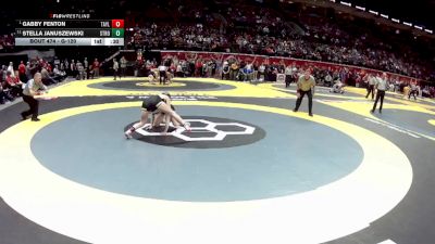 G-120 lbs 7th Place Match - Stella Januszewski, G-Strongsville vs Gabby Fenton, G-Taylor