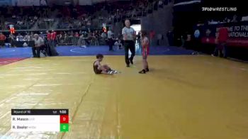 60 lbs Round Of 16 - Ryker Mason, Lexington Youth WC vs Ryder Beeler, Midwest Royals