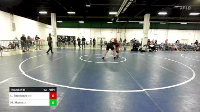 285 lbs Round Of 16 - Luke Randazzo, MD vs Mark Marin, CA