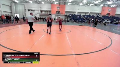 157 lbs Cons. Round 1 - Christian Toussiant-Bianco, Norwich vs Anthony Kelly, Utica