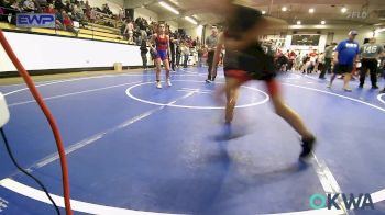 84 lbs Consi Of 4 - Case Henson, Wagoner Takedown Club vs Celes Oliver, Honey Badgers Wrestling Club