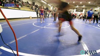 84 lbs Consi Of 4 - Case Henson, Wagoner Takedown Club vs Celes Oliver, Honey Badgers Wrestling Club