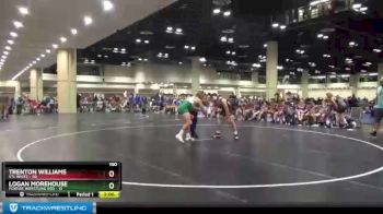 160 lbs Round 3 (10 Team) - Logan Morehouse, Foxfire Wrestling Red vs Trenton Williams, STL White