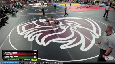 Cons. Round 2 - Gabe Hartman, Nebraska City vs Joey Canseco, Scottsbluff