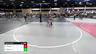 49 lbs Consi Of 8 #2 - Luke Torres, SoCal Hammers vs Tillman Taylor, Desert Dogs WC