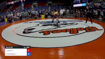 138 lbs Rnd Of 128 - Landen Lorch, MN vs Brecken Strickland, PA