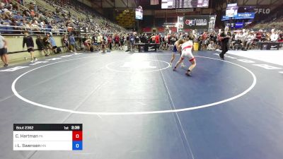 132 lbs Rnd Of 32 - Collier Hartman, PA vs Logan Swensen, MN