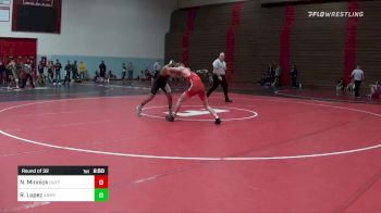 133 lbs Round Of 32 - Nicholas Minnick, Buffalo - Unatt vs Raymond Lopez, Army Prep