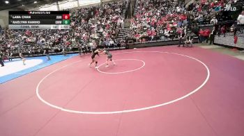 3A 100 lbs Cons. Semi - Raelynn Kaniho, Canyon View vs Lana Chan, Juan Diego