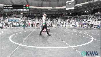100 lbs Quarterfinal - Nash Ward, Kiefer Youth Wrestling Club vs Jace Henson, Team Nomad
