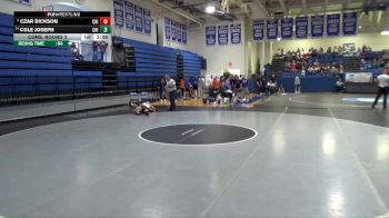 157 lbs Cons. Round 3 - Cole Joseph, Chicago vs Czar Dickson, Chicago