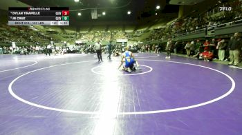 157 lbs Quarterfinal - Dylan Tirapelle, Clovis vs Jr Cruz, Clovis North