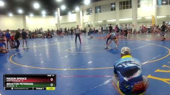 113 lbs Round 1 (6 Team) - Mason Spence, Ohio Titan Blue vs Braxton Peterson, SD White