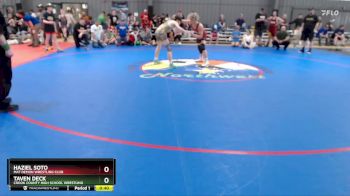 126 lbs 3rd Place Match - Taven Deck, Crook County High School Wrestling vs Haziel Soto, Mat Demon Wrestling Club